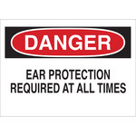 image of Brady B-302 Polyester Rectangle White PPE Sign - 10 in Width x 7 in Height - Laminated - 84804