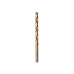 image of Irwin 1/4 in Jobber Length Drill Bit 63916 - Titanium Nitride Finish - 4 in Overall Length - 2 3/4 in Flute - High-Speed Steel - Straight Shank