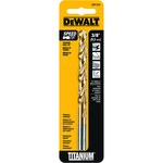image of Dewalt 3/8 in Jobber Length Drill Bit DW1324 - 5 in Overall Length - 3.62 in Flute - Titanium