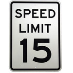 image of Brady B-120 Fiberglass Reinforced Polyester Rectangle White Stop Signs, Traffic Control Signs & Banners Sign - 18 in Width x 24 in Height - 75201