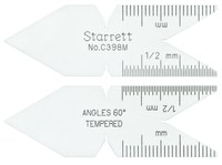 image of Starrett Steel Center Gauge - C398M