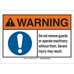 image of Brady B-401 Polystyrene Rectangle White PPE Sign - 10 in Width x 7 in Height - 143965