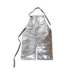 image of Chicago Protective Apparel Aluminized Carbon Kevlar Welding Apron - 24 in Width - 48 in Length - 550-ACK-48-SW