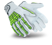 image of HexArmor Chrome Series 4080 White/Yellow 9 Goatskin Cut and Sewn Cut-Resistant Glove - ANSI A8 Cut Resistance - 4080 SZ 9