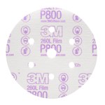 image of 3M Hookit 1070 Hook & Loop Disc 01070 - Aluminum Oxide - 6 in - P800 - Super Fine