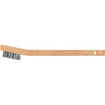 image of Dewalt Carbon Steel Hand Wire Brush - 3 in Width x 14 in Length -.014 in Bristle Diameter - 22540