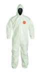 image of Dupont Safespec Tychem 4000 White 4XL Chemical-Resistant Coveralls - Fits 32 in Chest - 32 in Inseam