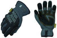 image of Mechanix Wear MCW-UF Black 9 Fleece/Rubber Mechanic's Gloves - MCW-UF-009