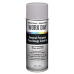 image of Krylon Work Day 44184 Gray Acrylic Enamel Paint Primer - 16 oz Aerosol Can - 10 oz Net Weight - 04418