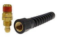 image of Coilhose Reusable Strain Relief Swivel Connection PSM0404SR - 1/4 in MPT Thread - 28215