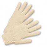 image of West Chester K7100S White Large Cotton/Polyester Glove Liners - Wing Thumb - 9.5 in Length