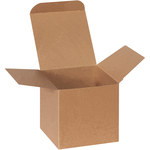 image of Kraft Kraft Folding Cartons - 5 in x 5 in x 5 in - 3258