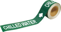 image of Brady Pipe Markers-To-Go 20407 Self-Adhesive Pipe Marker - Plastic - Green - B-736