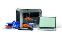 image of Dremel 3D40-FLX-EDU Black and Silver 3D Printer - 20.25 in Width - 16 in Height - 080596-05449
