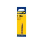 image of Irwin T27 Torx Power Bit 3523301C - 1/4 in Shank - S2 Steel - 1-15/16 in Length - 01367