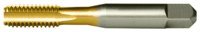 image of Cleveland 1003-TN #10-24 UNC H3 Bottoming Hand Tap C55208 - 4 Flute - TiN - 2.38 in Overall Length - High-Speed Steel