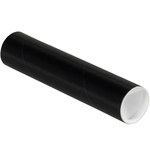 image of Black Mailing Tubes - 2 in x 9 in - 4016