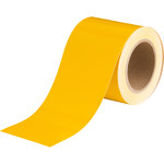 image of Brady 36287 Yellow Pipe Banding Tape - 4 in Width - 30 yd Length - B-946
