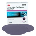 image of 3M Trizact Hookit Hook & Loop Disc 90733 - S/C Silicon Carbide SC - 6 in - P1500 - Ultra Fine