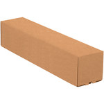 image of Kraft Square Mailing Tubes - 3 in x 25 in x 3 in - 12456