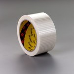 image of 3M Scotch 8959 Clear Filament Strapping Tape - 2 in Width x 1000 yd Length - 5.7 mil Thick - 98734