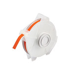 image of Brady 76638 Printer Label Roll - 0.5 in x 100 ft - Polyester - Orange - B-569