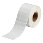 image of Brady THT-249-7425-2-SC Die-Cut Printer Label Roll - 0.375 in x 1 in - Polypropylene - White - B-7425 - 98417