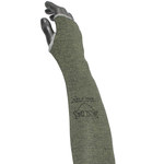 image of PIP Kut Gard Cut-Resistant Arm Sleeve MSATA/HA-T MSATA/HA-18T - Size 18 in - Green - 62708