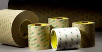 image of 3M 9795 Clear Bonding Tape - 54 in Width x 60 yd Length - 5.6 mil Thick - Kraft Paper Liner - 58340