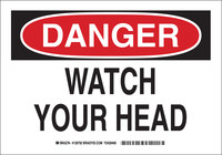image of Brady B-401 Polystyrene Rectangle White Equipment Safety Sign - 10 in Width x 7 in Height - 128791