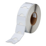 image of Brady THTEP-181-593-.5 Die-Cut Printer Label Roll - 2.41 in x 2 in - Polyester - White - B-593 - 57919