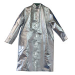 image of Chicago Protective Apparel Large Aluminized Para Aramid Blend Heat-Resistant Coat - 45 in Length - 602-AKV LG