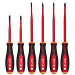 image of Milwaukee Slim 48-22-2206 Screwdriver Set - Steel - 84802