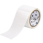 image of Brady THT-38-473-10 Die-Cut Printer Label Roll - 0.375 in x 0.375 in - Polyester - White - B-473 - 29910