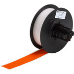image of Brady 113202 Printer Label Roll - 1.125 in x 100 ft - Vinyl - Orange - B-595 - 98549