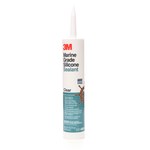 image of 3M MG Sil Silicone Sealant Clear Paste 295 ml Cartridge - 08029