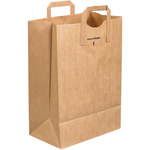 image of Kraft Grocery Bags - 12 in x 7 in x 17 in - SHP-4006