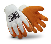 image of HexArmor SharpsMaster II PointGuard Ultra Orange/White 9 SuperFabric Needlestick-Resistant Gloves - ANSI A9 Cut Resistance - Wrinkle Rubber Palm & Fingertips Coating - 9014-L (9)