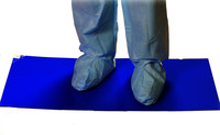 image of PIP Cleanteam Frameless Tacky Sheet Mat 100-93-183638 100-93-183638B, 18 in x 36 in, Polyethylene, Blue - 25563