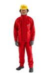 image of Ansell AlphaTec Chemical-Resistant Jacket 66-660 666606XL - Size 6XL - Red - 11446