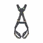 image of MSA Arc Flash Body Harness 10152671, Size Standard, Black - 07673