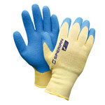 image of Honeywell Perfect-Coat Green/Yellow XL Cut-Resistant Gloves - ANSI A4 Cut Resistance - Latex Palm & Fingertips Coating - KV303-XL