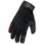 image of Ergodyne Proflex 820 Black Large Neoprene/PVC/Spandex/Terry Cloth Work Gloves - Rough Finish - 16224