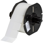 image of Brady B33-183-461 Die-Cut Printer Label Roll - 1.75 in x 1 in - Polyester - Clear/White - B-461 - 91112