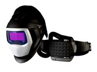 image of 3M Adflo 9100-Air 35-1101-20SW Welding Respirator - Assembly With Headpiece - Belt-Mounted - ADF 2500 hours, PAPR: up to 12 hours Lithium Ion - 051141-56149