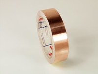 image of 3M 1181 Copper Tape - 1 in Width x 18 yd Length - 2.6 mil Total Thickness - 27468