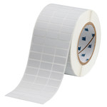 image of Brady THT-5-437-10 Die-Cut Printer Label Roll - 1 in x 1/2 in - PVF - White - B-437 - 30166