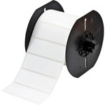 image of Brady ToughBond B33-18-484 Die-Cut Printer Label Roll - 3 in x 1 in - Polyester - White - B-484 - 91115