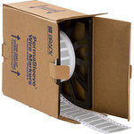 image of Brady Permasleeve 2HX-375-2-GY-4 Die-Cut Printer Sleeve - 0.492 in x 0.622 in - Polyolefin - Gray - B-7642 - 81905