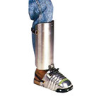 image of Chicago Protective Apparel Aluminum Alloy Shin-Foot Guard - LW-400